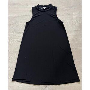 Loose Fitting Black Sleeveless Dress